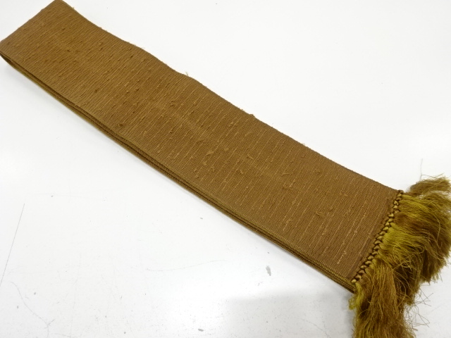 JAPANESE KIMONO FOR MEN / KAKU OBI / HIGE TSUMUGI